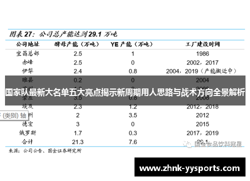 国家队最新大名单五大亮点揭示新周期用人思路与战术方向全景解析